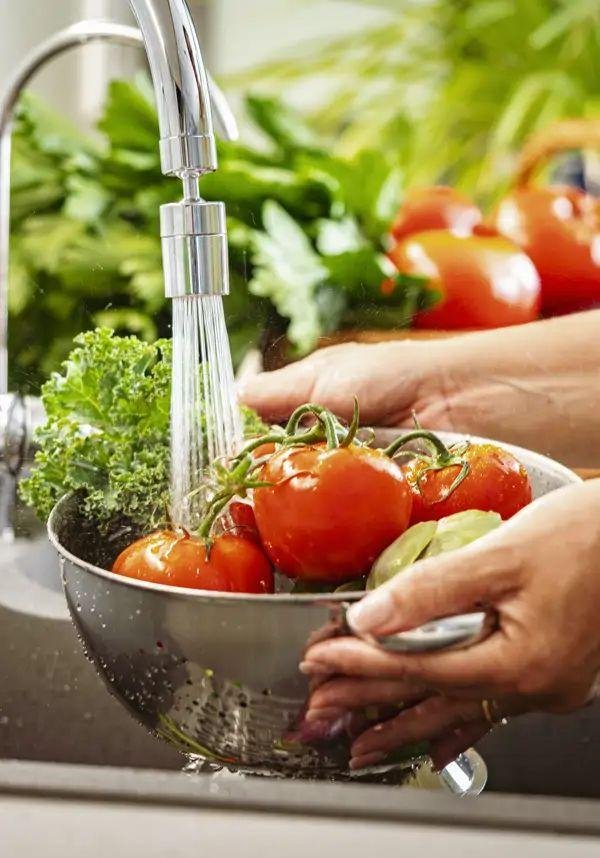 مياه التحلية وغسيل الطعام