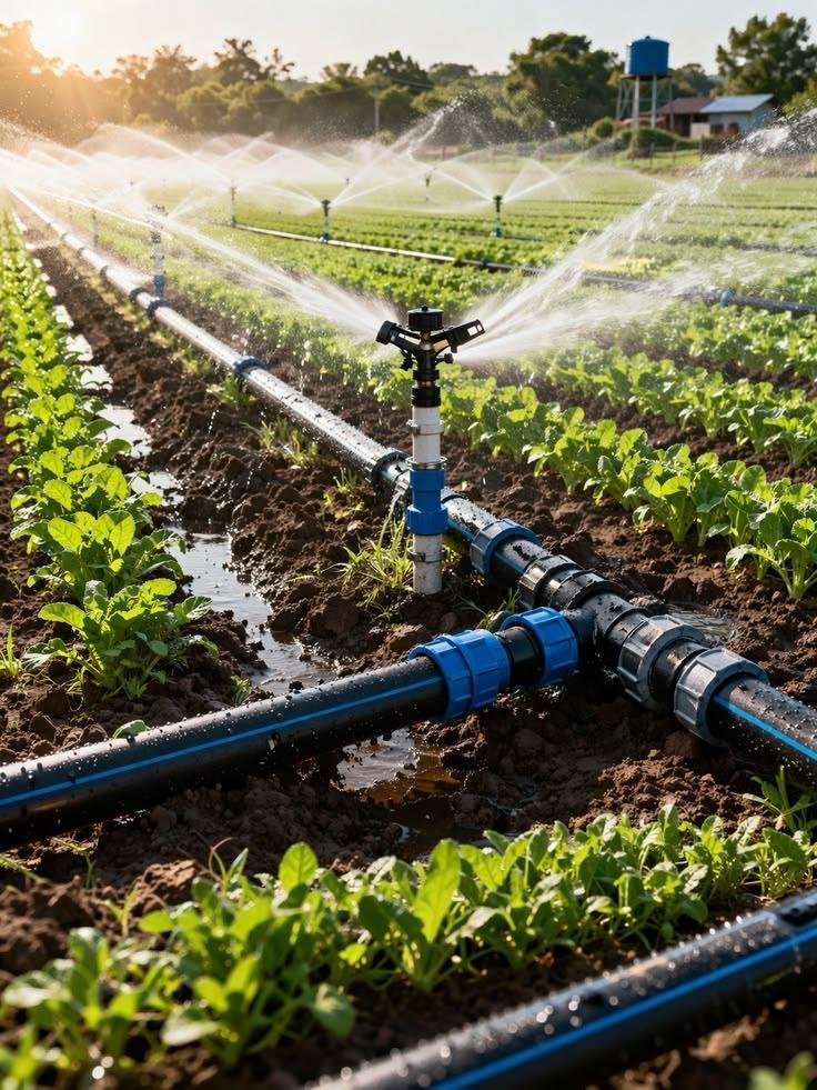 modern garden sprinkler system