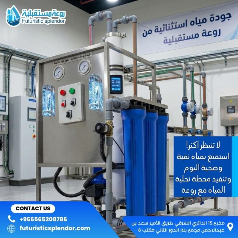تنفيذ محطات تحلية المياه